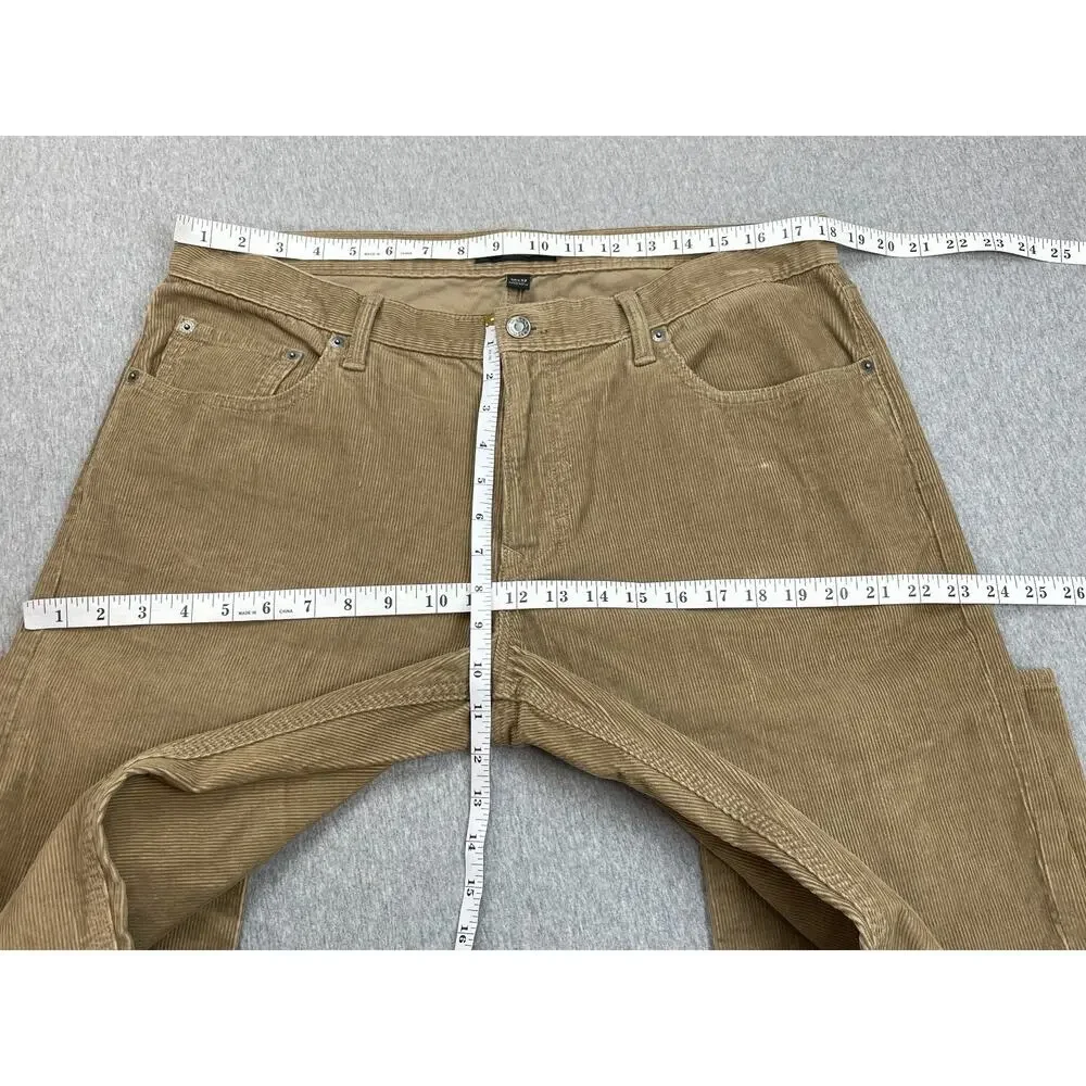 Banana Republic Pants Men 36 x 32 Beige Corduroy 100%‎ Cotton Straight Leg
